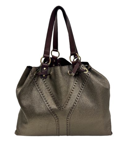 Shopper 2n1 Reversible, 410€, Bolso, Cobre/Morado, Animal - Piel, Vista frontal